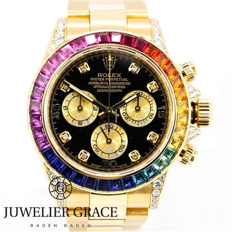 rolex diamanti colorati